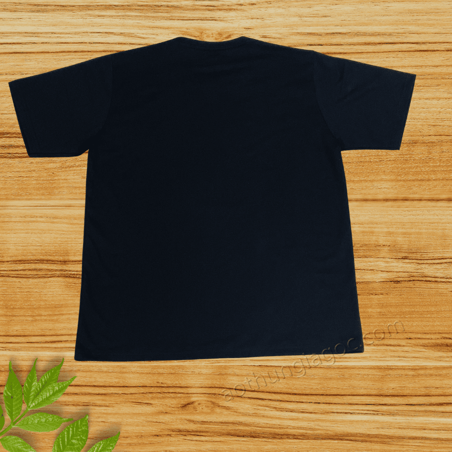 Áo Thun Cotton 4 Chiều 65/35 Màu Đen